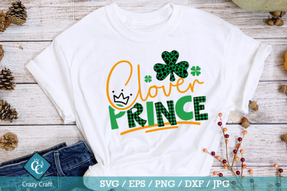 Clover Prince SVG Design for Graphics and Crafts