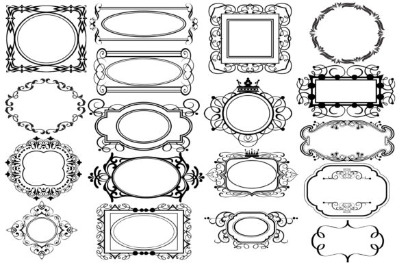 Digital Frame: Decorative Elements for Real Branding