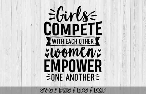 Girls Compete with Each Other Graphics for Crafts