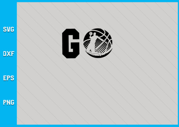 Go Basketball Team SVG Graphics for Crafts