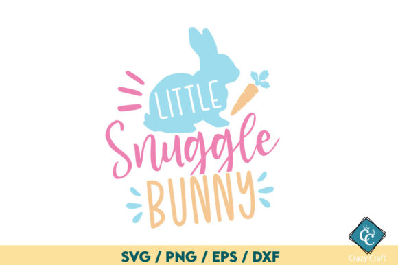 Little Snuggle Bunny SVG Design for Crafts & Graphics