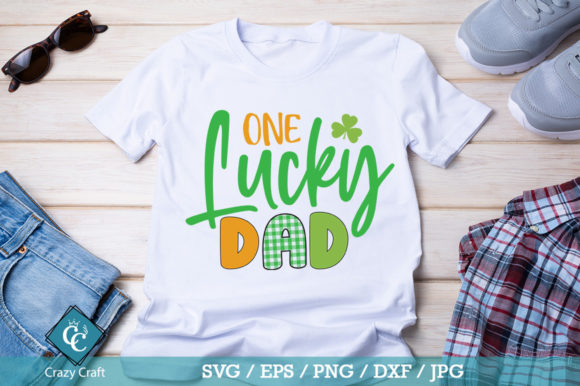One Lucky Dad: Graphics for T-Shirt Designs