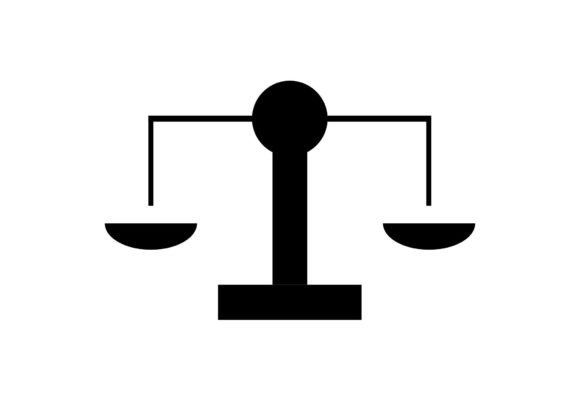 Outline Libra Icon Design