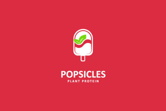 Popsicle, Plant Protein Logo Design
