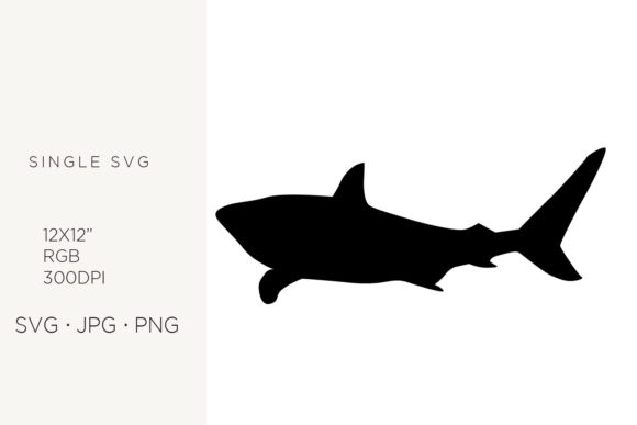 Silhouette of a Shark
