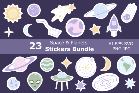 Space Stickers Pack