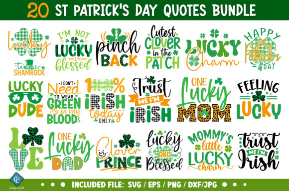 St. Patrick's Day Svg Bundle: Graphics & Crafts